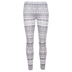 Legging azteque colore aztec tribal leggings skinny colorful printed ref-15