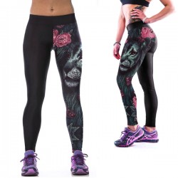 Legging imprime fantaisie motif original leggings printed Lion ref-10