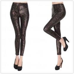 Legging serpent peau snake skin leggings sexy fashion ref-01