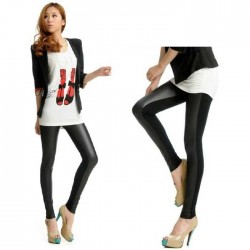 Legging simili cuir faux leather leggings sexy fashion pu ref-02