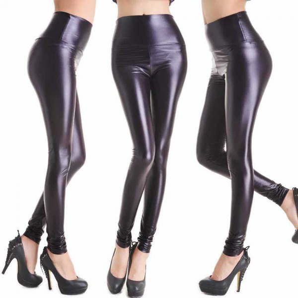 Legging simili cuir faux leather leggings sexy fashion pu ref-06
