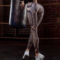 Legging serpent peau snake skin leggings sexy fashion ref-06